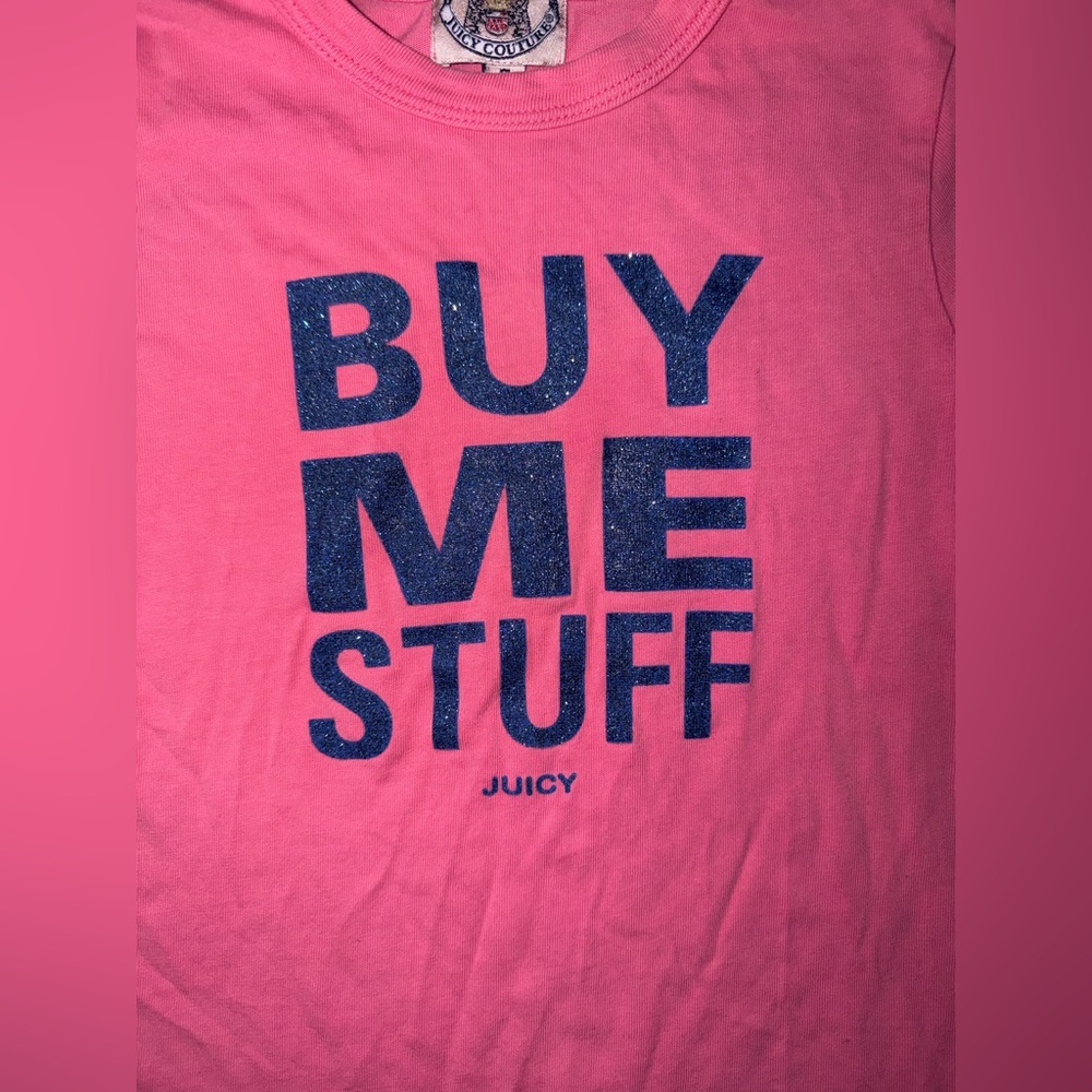 Girls Juicy Couture shirt! Sz 7 - Picture 3 of 4